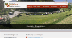 Desktop Screenshot of feuerwehr-marianeustift.at